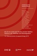 Cover: Die EU im Lichte des Brexits und der Wahlen Europarechtstag 2019 - Manz
