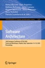 Cover: Software Architecture - Springer