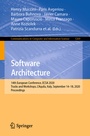 Cover: Software Architecture - Springer