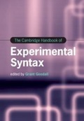 Cover: The Cambridge Handbook of Experimental Syntax - Cambridge University Press