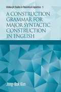 Cover: A Construction Grammar for Major Syntactic Construction in English - Edinburgh University Press