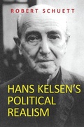 Cover: Hans Kelsen's Political Realism - Edinburgh University Press