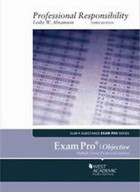 Enlarge image Cover: Exam Pro on Professional Responsibility - West Academic Press