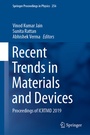 Cover: Recent Trends in Materials and Devices - Springer