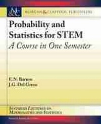 Enlarge image Cover: Probability and Statistics for STEM - Morgan & Claypool Publishers