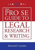 Cover: The Pro Se Guide to Legal Research and Writing - Freebird Publishers