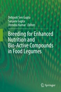 Cover: Breeding for Enhanced Nutrition and Bio-Active Compounds in Food Legumes - Springer