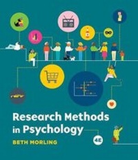 Enlarge image Cover: Research Methods in Psychology - WW Norton & Co