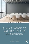 Cover: Giving Voice to Values in the Boardroom - Routledge