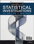 Cover: Intermediate Statistical Investigations - Wiley