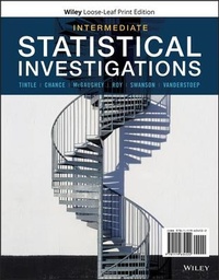 Enlarge image Cover: Intermediate Statistical Investigations - Wiley