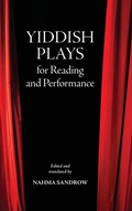 Cover: Yiddish Plays for Reading and Performance - State University of New York Press