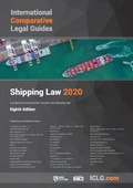 Cover: The International Comparative Legal Guide to Shipping Law 2020 - Global Legal Group Ltd