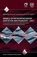 Cover: Annals of Entrepreneurship Education and Pedagogy - 2021 - Edward Elgar Publishing