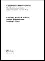 Cover: Electronic Democracy - Routledge