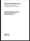 Cover: Electronic Democracy - Routledge