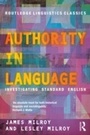 Cover: Authority in Language - Routledge