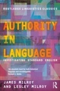 Cover: Authority in Language - Routledge