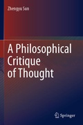 Cover: A Philosophical Critique of Thought - Springer