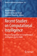 Cover: Recent Studies on Computational Intelligence - Springer