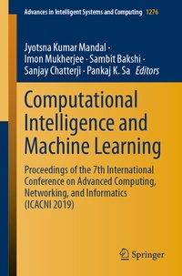 Enlarge image Cover: Computational Intelligence and Machine Learning - Springer
