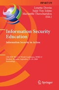 Cover: Information Security Education. Information Security in Action - Springer