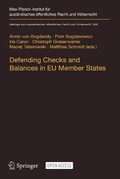 Cover: Defending Checks and Balances in EU Member States - Springer