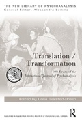 Cover: Translation/Transformation - Routledge