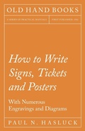 Cover: How to Write Signs, Tickets and Posters - Read Books Ltd.