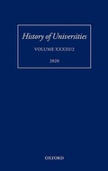 Cover: History of Universities Volume XXXIII/2 - Oxford University Press