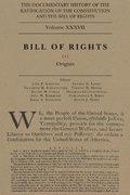 Cover: The Documentary History of the Ratification of the Constitution and the Bill of Rights, Volume 37 - Wisconsin Historical Society Press