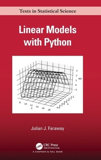 Enlarge image Cover: Linear Models with Python - CRC Press