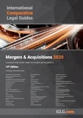 Cover: The International Comparative Legal Guide to Mergers & Acquisitions 2020 - Global Legal Group Ltd