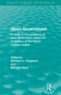 Cover: Open Government (Routledge Revivals) - Routledge