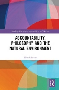 Abbildung von: Accountability, Philosophy and the Natural Environment - Routledge