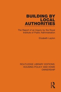 Enlarge image Cover: Building by Local Authorities - Routledge
