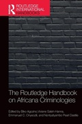 Cover: The Routledge Handbook of Africana Criminologies - Routledge