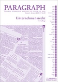 Cover: Paragraph - Unternehmensrecht - Manz