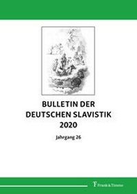 Abbildung von: Bulletin der Deutschen Slavistik 2020 - Frank & Timme