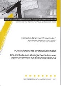 Cover: Potentiananalyse Open Government - Deutsches Forschungsinstitut f&uuml;r &ouml;ffentliche Verwaltung Speyer