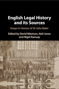 Enlarge image Cover: English Legal History and its Sources - Cambridge University Press