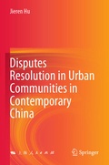 Abbildung von: Disputes Resolution in Urban Communities in Contemporary China - Springer