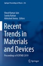 Cover: Recent Trends in Materials and Devices - Springer