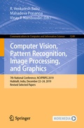 Cover: Computer Vision, Pattern Recognition, Image Processing, and Graphics - Springer