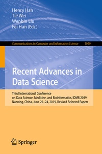 Enlarge image Cover: Recent Advances in Data Science - Springer