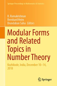 Abbildung von: Modular Forms and Related Topics in Number Theory - Springer
