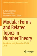 Cover: Modular Forms and Related Topics in Number Theory - Springer
