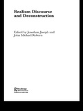 Cover: Realism Discourse and Deconstruction - Routledge