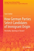 Cover: How German Parties Select Candidates of Immigrant Origin - Springer