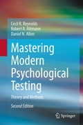 Cover: Mastering Modern Psychological Testing - Springer